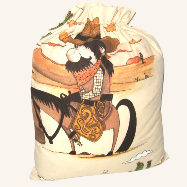 Wäschebeutel "Cowboy" mit Namen bestickt -personalisiert-